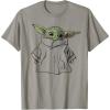 imageStar Wars The Mandalorian The Child Illustration TShirtSlate Grey