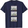imageStar Wars The Mandalorian The Child Protect Attack Snack TShirtNavy Blue