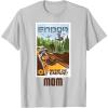 imageStar Wars Welcome to Endor Matching Family MOM TShirt TShirtSilver Grey