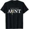 imageStar Wars Yoda Best Aunt Lightsaber Gift for Family TShirtBlack