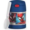 imageThermostat Kids Vacuum Insulated Food Jar with Spoon Mandalorian 10 Ounce Stainless SteelSpiderMan