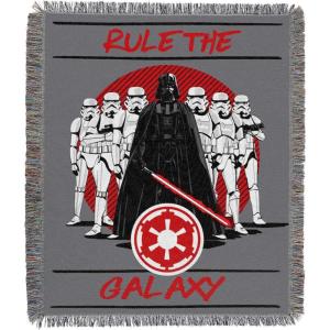 imageNorthwest Star Wars Woven Tapestry Throw Blanket 48quot x 60quot Ground InvasionRule the Galaxy
