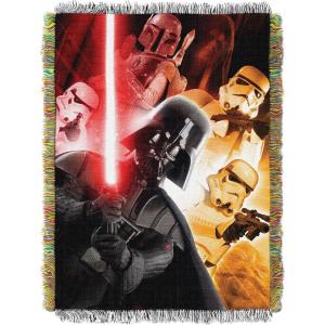 imageNorthwest Star Wars Woven Tapestry Throw Blanket 48quot x 60quot Ground InvasionThe Empire