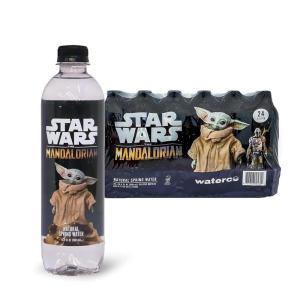 imagePULSE Star Wars The Mandalorian Bottled Water  Disney Water Bottles  Filtered Spring Water  BPAFree Recyclable Bottles  24 PackThe Mandalorian