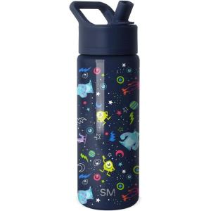 imageSimple Modern Water Bottle with Straw Lid  Marvel Spiderman 18oz Stainless Steel Cup Insulated Tumbler for Boys Girls School  Spidey Friends UniteDisneyPixar Monsters Inc Dream Team
