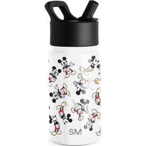 imageSimple Modern Water Bottle with Straw Lid  Marvel Spiderman 18oz Stainless Steel Cup Insulated Tumbler for Boys Girls School  Spidey Friends UniteDisneyMickey Mouse Retro