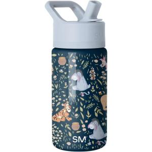 imageSimple Modern Water Bottle with Straw Lid  Marvel Spiderman 18oz Stainless Steel Cup Insulated Tumbler for Boys Girls School  Spidey Friends UniteDisneyWinnie the Pooh Floral