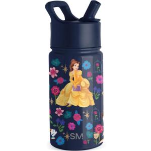 imageSimple Modern Water Bottle with Straw Lid  Marvel Spiderman 18oz Stainless Steel Cup Insulated Tumbler for Boys Girls School  Spidey Friends UniteDisneyBelles Garden