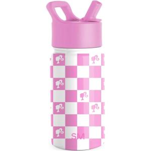 imageSimple Modern Water Bottle with Straw Lid  Marvel Spiderman 18oz Stainless Steel Cup Insulated Tumbler for Boys Girls School  Spidey Friends UniteMattel Barbie Checkmate