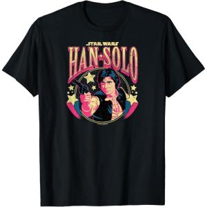 imageStar Wars  Han Solo Rock TShirtBlack