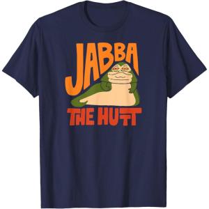 imageStar Wars  Jabba The Hutt Doodle TShirtNavy Blue