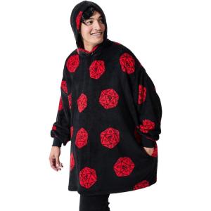 imageStar Wars Darth Vader AllOver Print Black Hooded Wearable Oversize BlanketOSFADad Dice