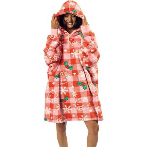 imageStar Wars Darth Vader AllOver Print Black Hooded Wearable Oversize BlanketOSFAHello Kitty Christmas Line Art