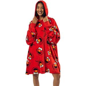 imageStar Wars Darth Vader AllOver Print Black Hooded Wearable Oversize BlanketOSFASesame Street Elmo