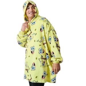 imageStar Wars Darth Vader AllOver Print Black Hooded Wearable Oversize BlanketOSFASpongebob Yellow