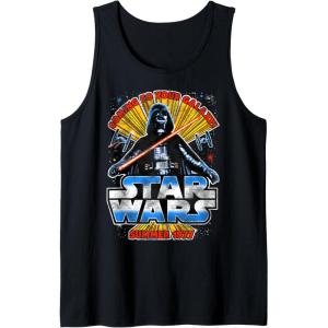 imageStar Wars Darth Vader Coming To Your Galaxy Summer 77 Tank TopBlack