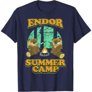 imageStar Wars Endor Summer Camp TShirtNavy Blue