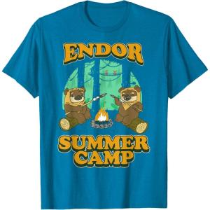 imageStar Wars Endor Summer Camp TShirtSapphire Blue