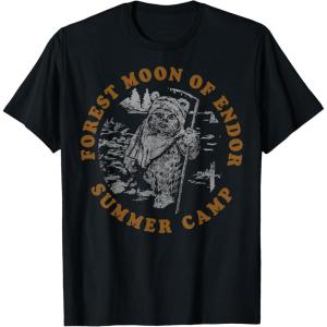 imageStar Wars Forest Moon Of Endor Summer Camp TShirtBlack