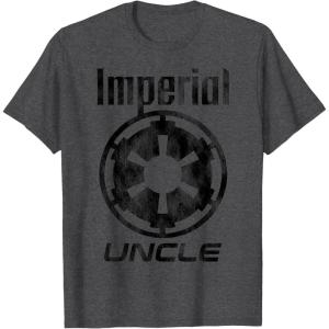 imageStar Wars Imperial Icon Matching Family UNCLE TShirt TShirtDark Heather Grey
