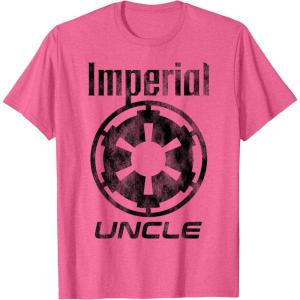 imageStar Wars Imperial Icon Matching Family UNCLE TShirt TShirtPink Heather