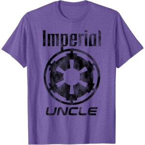 imageStar Wars Imperial Icon Matching Family UNCLE TShirt TShirtPurple Heather