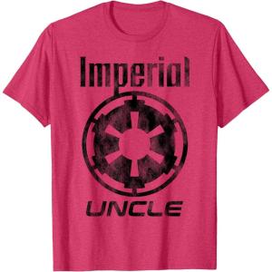 imageStar Wars Imperial Icon Matching Family UNCLE TShirt TShirtRed Heather