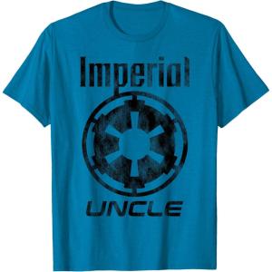 imageStar Wars Imperial Icon Matching Family UNCLE TShirt TShirtSapphire Blue