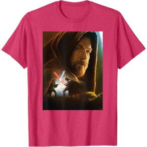 imageStar Wars ObiWan Kenobi Darth Vader Showdown TShirtRed Heather