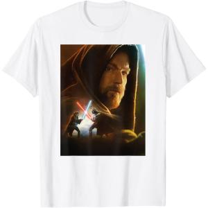 imageStar Wars ObiWan Kenobi Darth Vader Showdown TShirtWhite