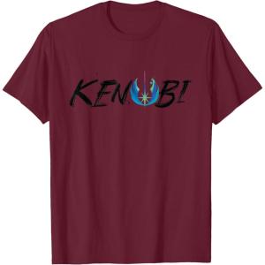imageStar Wars ObiWan Kenobi Jedi Icon TShirtBurgundy