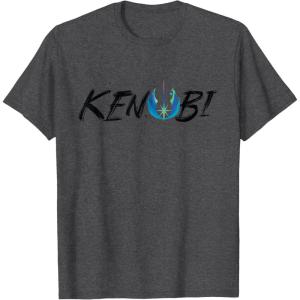 imageStar Wars ObiWan Kenobi Jedi Icon TShirtDark Heather Grey