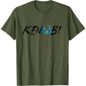 imageStar Wars ObiWan Kenobi Jedi Icon TShirtOlive Green
