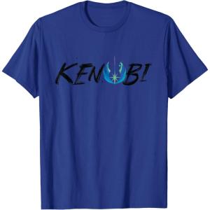 imageStar Wars ObiWan Kenobi Jedi Icon TShirtRoyal Blue