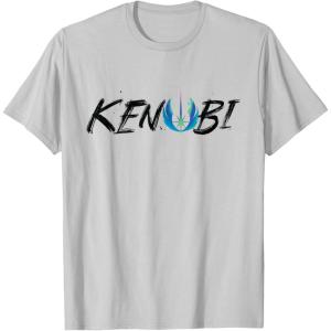 imageStar Wars ObiWan Kenobi Jedi Icon TShirtSilver Grey