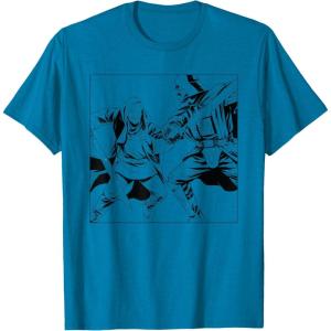 imageStar Wars ObiWan Kenobi vs Darth Vader Coloring Sketch TShirtSapphire Blue