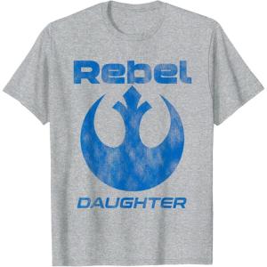 imageStar Wars Rebel Alliance Matching Family DAUGHTER TShirt TShirtHeather Grey