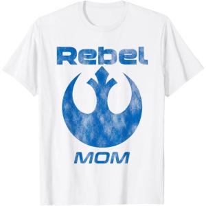 imageStar Wars Rebel Alliance Matching Family MOM TShirt TShirtWhite