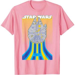imageStar Wars Retro Falcon Speed TShirtPink