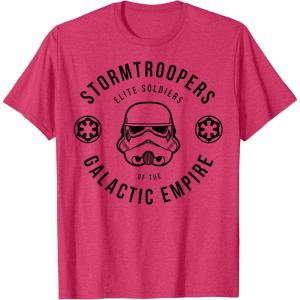 imageStar Wars Stormtroopers Empire Elite Collegiate TShirt TShirtRed Heather