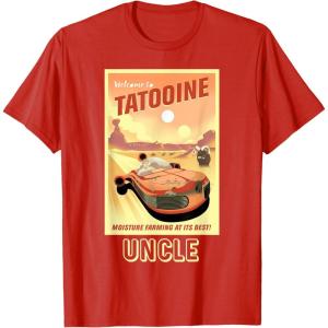 imageStar Wars Tatooine Matching Family UNCLE TShirt TShirtRed
