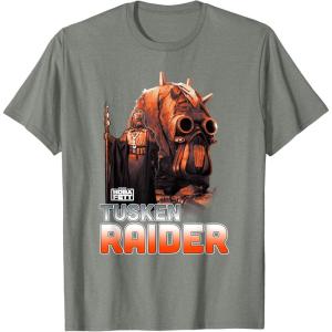 imageStar Wars The Book Of Boba Fett Tusken Raider Portrait Fade TShirtOlive Heather