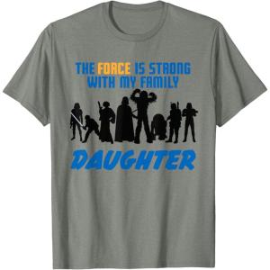 imageStar Wars The Force Matching Family DAUGHTER TShirt TShirtOlive Heather