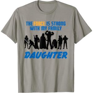 imageStar Wars The Force Matching Family DAUGHTER TShirt TShirtSlate Grey