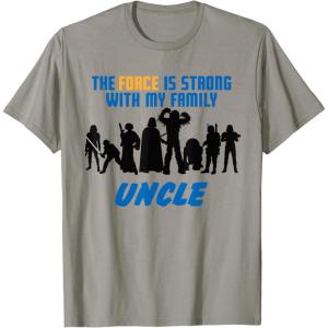 imageStar Wars The Force Matching Family UNCLE TShirt TShirtSlate Grey