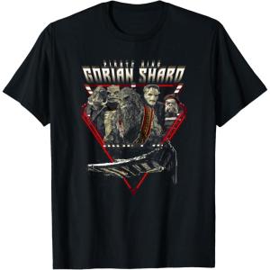 imageStar Wars The Mandalorian Gorian Shards Pirate Gang Logo TShirtBlack