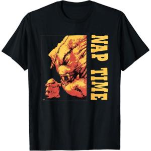 imageStar Wars The Mandalorian Grogu ampamp Rancor Nap Time TShirtBlack