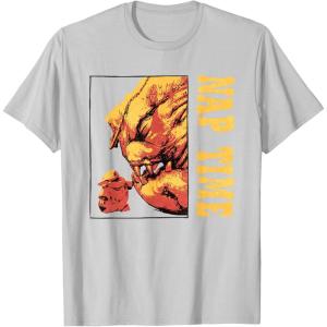 imageStar Wars The Mandalorian Grogu ampamp Rancor Nap Time TShirtSilver Grey
