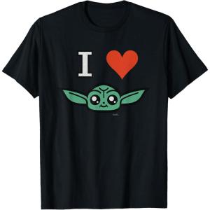imageStar Wars The Mandalorian I Love Grogu TShirtBlack
