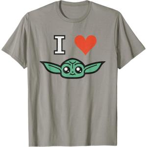 imageStar Wars The Mandalorian I Love Grogu TShirtSlate Grey